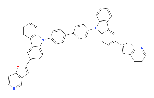 2-(9-(4'-(3-(furo[2,3-b]pyridin-2-yl)-9H-carbazol-9-yl)-[1,1'-biphenyl]-4-yl)-9H-carbazol-3-yl)furo[3,2-c]pyridine