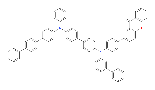2-(4-([1,1'-biphenyl]-3-yl(4'-([1,1':4',1''-terphenyl]-4-yl(phenyl)amino)-[1,1'-biphenyl]-4-yl)amino)phenyl)-10H-chromeno[3,2-b]pyridin-10-one