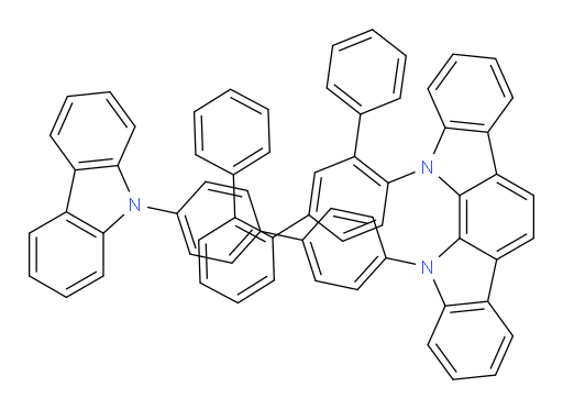 11-(4'-(9H-carbazol-9-yl)-[1,1'-biphenyl]-4-yl)-12-([1,1':2',1'':3'',1'''-quaterphenyl]-4''-yl)-11,12-dihydroindolo[2,3-a]carbazole