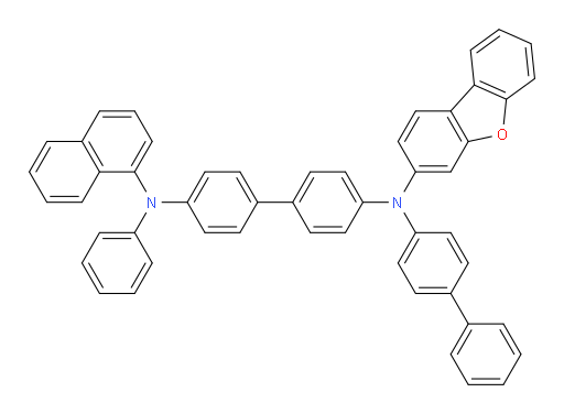 N4-([1,1'-biphenyl]-4-yl)-N4-(dibenzo[b,d]furan-3-yl)-N4'-(naphthalen-1-yl)-N4'-phenyl-[1,1'-biphenyl]-4,4'-diamine