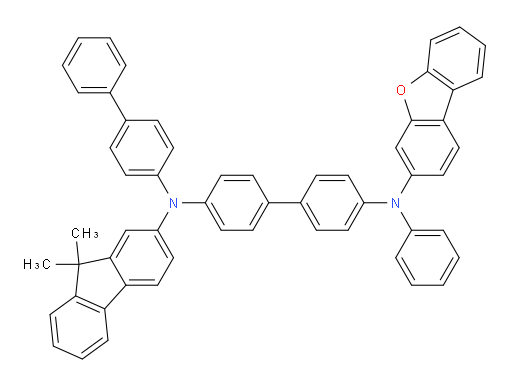 N4-([1,1'-biphenyl]-4-yl)-N4'-(dibenzo[b,d]furan-3-yl)-N4-(9,9-dimethyl-9H-fluoren-2-yl)-N4'-phenyl-[1,1'-biphenyl]-4,4'-diamine