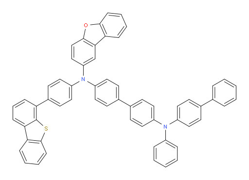 N4-([1,1'-biphenyl]-4-yl)-N4'-(dibenzo[b,d]furan-2-yl)-N4'-(4-(dibenzo[b,d]thiophen-4-yl)phenyl)-N4-phenyl-[1,1'-biphenyl]-4,4'-diamine