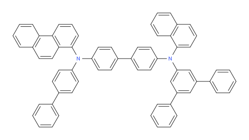 N4-([1,1'-biphenyl]-4-yl)-N4'-([1,1':3',1''-terphenyl]-5'-yl)-N4'-(naphthalen-1-yl)-N4-(phenanthren-1-yl)-[1,1'-biphenyl]-4,4'-diamine