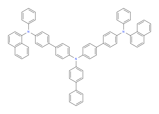 N4-([1,1'-biphenyl]-4-yl)-N4'-(naphthalen-1-yl)-N4-(4'-(naphthalen-1-yl(phenyl)amino)-[1,1'-biphenyl]-4-yl)-N4'-phenyl-[1,1'-biphenyl]-4,4'-diamine
