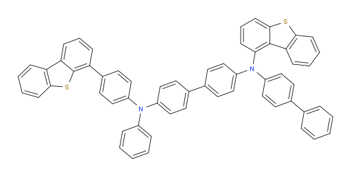 N4-([1,1'-biphenyl]-4-yl)-N4-(dibenzo[b,d]thiophen-1-yl)-N4'-(4-(dibenzo[b,d]thiophen-4-yl)phenyl)-N4'-phenyl-[1,1'-biphenyl]-4,4'-diamine