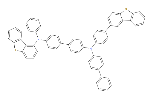N4-([1,1'-biphenyl]-4-yl)-N4'-(dibenzo[b,d]thiophen-1-yl)-N4-(4-(dibenzo[b,d]thiophen-2-yl)phenyl)-N4'-phenyl-[1,1'-biphenyl]-4,4'-diamine