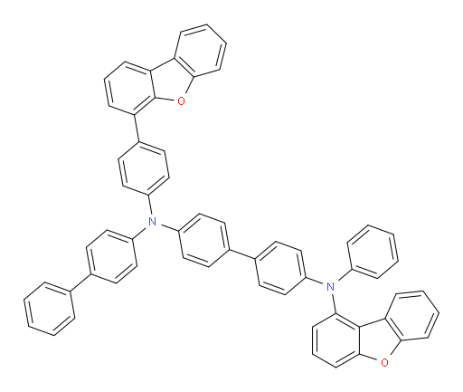 N4-([1,1'-biphenyl]-4-yl)-N4'-(dibenzo[b,d]furan-1-yl)-N4-(4-(dibenzo[b,d]furan-4-yl)phenyl)-N4'-phenyl-[1,1'-biphenyl]-4,4'-diamine