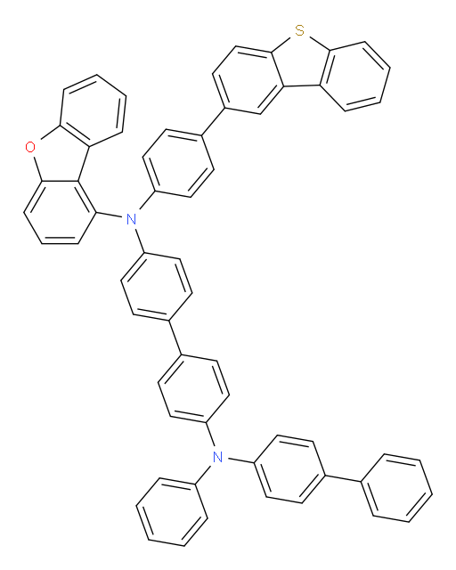 N4-([1,1'-biphenyl]-4-yl)-N4'-(dibenzo[b,d]furan-1-yl)-N4'-(4-(dibenzo[b,d]thiophen-2-yl)phenyl)-N4-phenyl-[1,1'-biphenyl]-4,4'-diamine