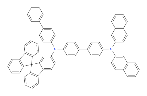N4-(9,9'-spirobi[fluoren]-7-yl)-N4-([1,1'-biphenyl]-4-yl)-N4',N4'-di(naphthalen-2-yl)-[1,1'-biphenyl]-4,4'-diamine