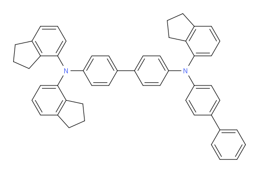 N4-([1,1'-biphenyl]-4-yl)-N4,N4',N4'-tris(2,3-dihydro-1H-inden-4-yl)-[1,1'-biphenyl]-4,4'-diamine