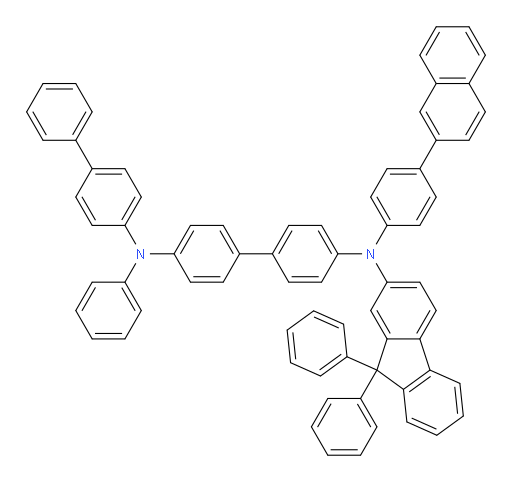 N4-([1,1'-biphenyl]-4-yl)-N4'-(9,9-diphenyl-9H-fluoren-2-yl)-N4'-(4-(naphthalen-2-yl)phenyl)-N4-phenyl-[1,1'-biphenyl]-4,4'-diamine