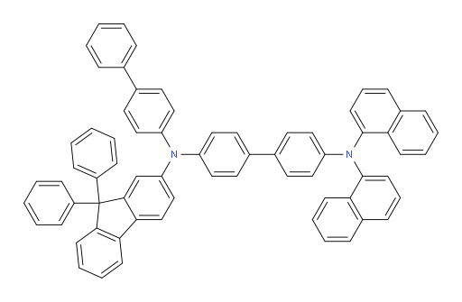N4-([1,1'-biphenyl]-4-yl)-N4-(9,9-diphenyl-9H-fluoren-2-yl)-N4',N4'-di(naphthalen-1-yl)-[1,1'-biphenyl]-4,4'-diamine