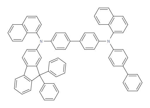 N4-([1,1'-biphenyl]-4-yl)-N4'-(9,9-diphenyl-9H-fluoren-2-yl)-N4,N4'-di(naphthalen-1-yl)-[1,1'-biphenyl]-4,4'-diamine
