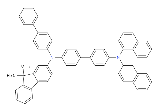N4-([1,1'-biphenyl]-4-yl)-N4-(9,9-dimethyl-9H-fluoren-2-yl)-N4'-(naphthalen-1-yl)-N4'-(naphthalen-2-yl)-[1,1'-biphenyl]-4,4'-diamine