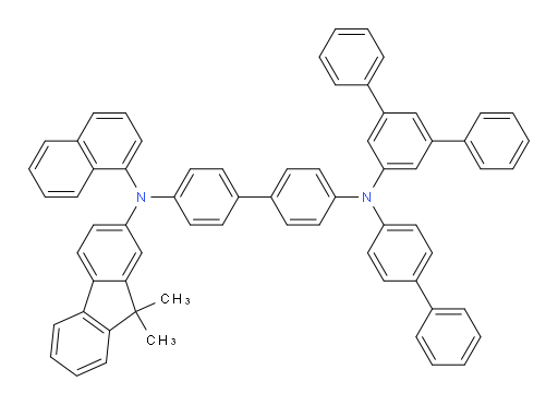 N4-([1,1'-biphenyl]-4-yl)-N4-([1,1':3',1''-terphenyl]-5'-yl)-N4'-(9,9-dimethyl-9H-fluoren-2-yl)-N4'-(naphthalen-1-yl)-[1,1'-biphenyl]-4,4'-diamine