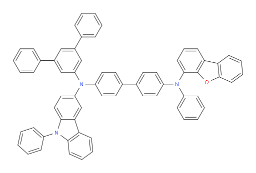 N4-([1,1':3',1''-terphenyl]-5'-yl)-N4'-(dibenzo[b,d]furan-4-yl)-N4'-phenyl-N4-(9-phenyl-9H-carbazol-3-yl)-[1,1'-biphenyl]-4,4'-diamine
