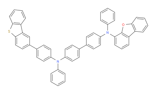 N4-(dibenzo[b,d]furan-4-yl)-N4'-(4-(dibenzo[b,d]thiophen-2-yl)phenyl)-N4,N4'-diphenyl-[1,1'-biphenyl]-4,4'-diamine