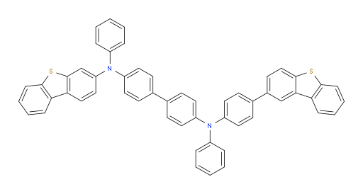 N4-(4-(dibenzo[b,d]thiophen-2-yl)phenyl)-N4'-(dibenzo[b,d]thiophen-3-yl)-N4,N4'-diphenyl-[1,1'-biphenyl]-4,4'-diamine