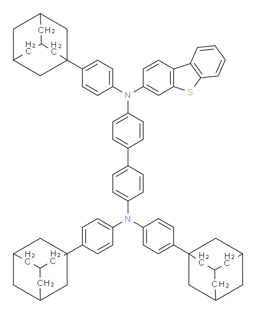 N4,N4,N4'-tris(4-(adamantan-1-yl)phenyl)-N4'-(dibenzo[b,d]thiophen-3-yl)-[1,1'-biphenyl]-4,4'-diamine