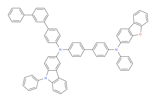 N4-([1,1':3',1''-terphenyl]-4-yl)-N4'-(dibenzo[b,d]furan-3-yl)-N4'-phenyl-N4-(9-phenyl-9H-carbazol-3-yl)-[1,1'-biphenyl]-4,4'-diamine