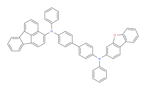 N4-(dibenzo[b,d]furan-3-yl)-N4'-(fluoranthen-3-yl)-N4,N4'-diphenyl-[1,1'-biphenyl]-4,4'-diamine