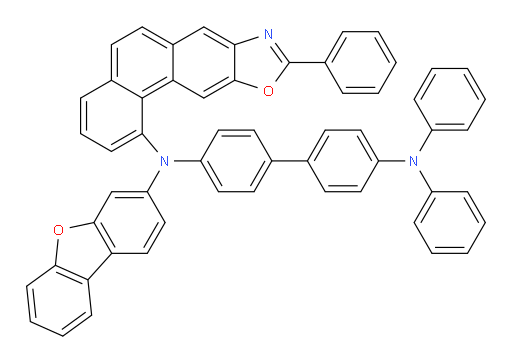 N4-(dibenzo[b,d]furan-3-yl)-N4',N4'-diphenyl-N4-(9-phenylphenanthro[2,3-d]oxazol-1-yl)-[1,1'-biphenyl]-4,4'-diamine