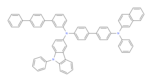 N4-([1,1':4',1''-terphenyl]-3-yl)-N4'-(naphthalen-2-yl)-N4'-phenyl-N4-(9-phenyl-9H-carbazol-3-yl)-[1,1'-biphenyl]-4,4'-diamine