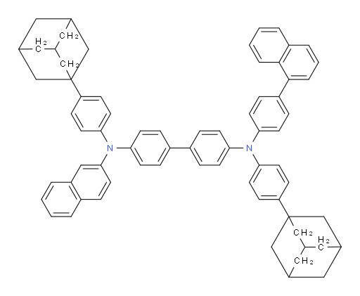 N4,N4'-bis(4-(adamantan-1-yl)phenyl)-N4-(4-(naphthalen-1-yl)phenyl)-N4'-(naphthalen-2-yl)-[1,1'-biphenyl]-4,4'-diamine