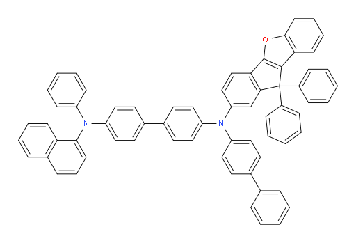 N4-([1,1'-biphenyl]-4-yl)-N4-(10,10-diphenyl-10H-indeno[1,2-b]benzofuran-2-yl)-N4'-(naphthalen-1-yl)-N4'-phenyl-[1,1'-biphenyl]-4,4'-diamine