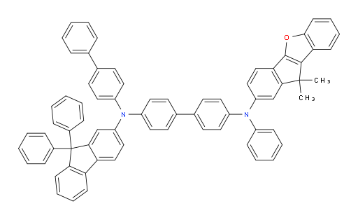N4-([1,1'-biphenyl]-4-yl)-N4'-(10,10-dimethyl-10H-indeno[1,2-b]benzofuran-2-yl)-N4-(9,9-diphenyl-9H-fluoren-2-yl)-N4'-phenyl-[1,1'-biphenyl]-4,4'-diamine