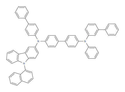 N4-([1,1'-biphenyl]-3-yl)-N4'-([1,1'-biphenyl]-4-yl)-N4'-(9-(naphthalen-1-yl)-9H-carbazol-3-yl)-N4-phenyl-[1,1'-biphenyl]-4,4'-diamine