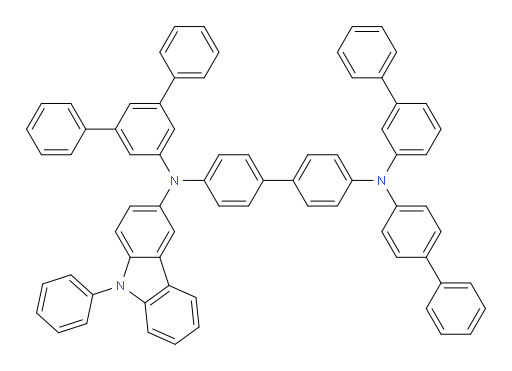 N4-([1,1'-biphenyl]-3-yl)-N4-([1,1'-biphenyl]-4-yl)-N4'-([1,1':3',1''-terphenyl]-5'-yl)-N4'-(9-phenyl-9H-carbazol-3-yl)-[1,1'-biphenyl]-4,4'-diamine