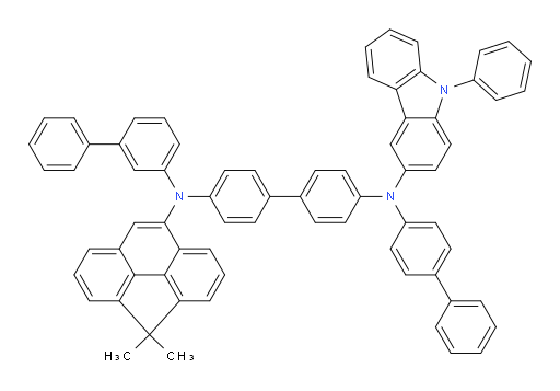 N4-([1,1'-biphenyl]-3-yl)-N4'-([1,1'-biphenyl]-4-yl)-N4-(4,4-dimethyl-4H-cyclopenta[def]phenanthren-8-yl)-N4'-(9-phenyl-9H-carbazol-3-yl)-[1,1'-biphenyl]-4,4'-diamine