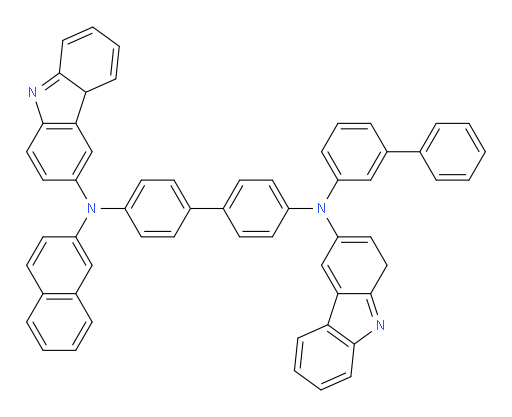 N4-([1,1'-biphenyl]-3-yl)-N4-(1H-carbazol-3-yl)-N4'-(4aH-carbazol-6-yl)-N4'-(naphthalen-2-yl)-[1,1'-biphenyl]-4,4'-diamine