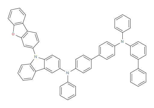 N4-([1,1'-biphenyl]-3-yl)-N4'-(9-(dibenzo[b,d]furan-3-yl)-9H-carbazol-3-yl)-N4,N4'-diphenyl-[1,1'-biphenyl]-4,4'-diamine