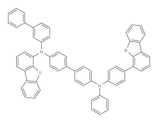 N4-([1,1'-biphenyl]-3-yl)-N4'-(4-(dibenzo[b,d]furan-4-yl)phenyl)-N4-(dibenzo[b,d]thiophen-4-yl)-N4'-phenyl-[1,1'-biphenyl]-4,4'-diamine