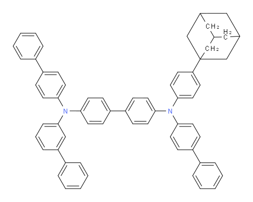 N4-([1,1'-biphenyl]-3-yl)-N4,N4'-di([1,1'-biphenyl]-4-yl)-N4'-(4-(adamantan-1-yl)phenyl)-[1,1'-biphenyl]-4,4'-diamine