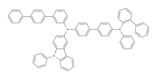 N4-([1,1'-biphenyl]-2-yl)-N4'-([1,1':4',1''-terphenyl]-3-yl)-N4-phenyl-N4'-(9-phenyl-9H-carbazol-3-yl)-[1,1'-biphenyl]-4,4'-diamine
