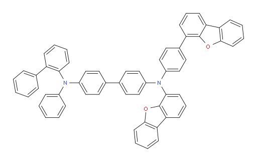 N4-([1,1'-biphenyl]-2-yl)-N4'-(dibenzo[b,d]furan-4-yl)-N4'-(4-(dibenzo[b,d]furan-4-yl)phenyl)-N4-phenyl-[1,1'-biphenyl]-4,4'-diamine