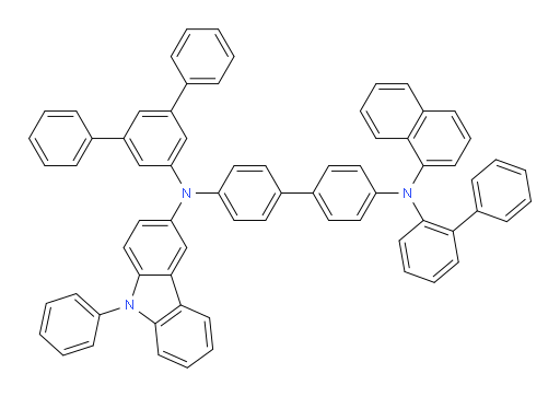 N4-([1,1'-biphenyl]-2-yl)-N4'-([1,1':3',1''-terphenyl]-5'-yl)-N4-(naphthalen-1-yl)-N4'-(9-phenyl-9H-carbazol-3-yl)-[1,1'-biphenyl]-4,4'-diamine