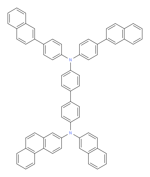 N4-(naphthalen-2-yl)-N4',N4'-bis(4-(naphthalen-2-yl)phenyl)-N4-(phenanthren-2-yl)-[1,1'-biphenyl]-4,4'-diamine