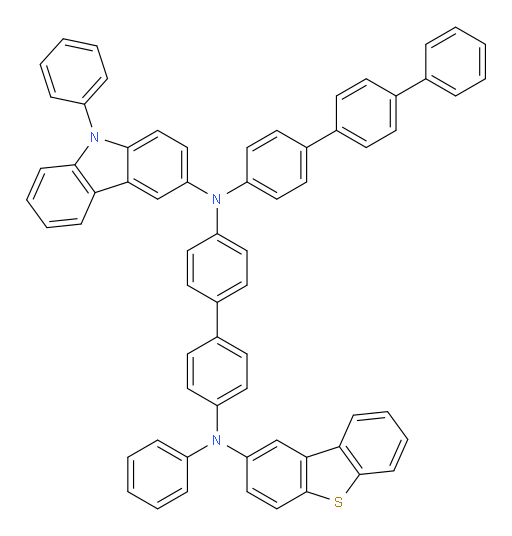 N4-([1,1':4',1''-terphenyl]-4-yl)-N4'-(dibenzo[b,d]thiophen-2-yl)-N4'-phenyl-N4-(9-phenyl-9H-carbazol-3-yl)-[1,1'-biphenyl]-4,4'-diamine
