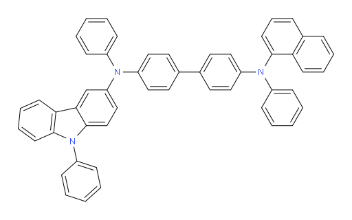 N4-(naphthalen-1-yl)-N4,N4'-diphenyl-N4'-(9-phenyl-9H-carbazol-3-yl)-[1,1'-biphenyl]-4,4'-diamine