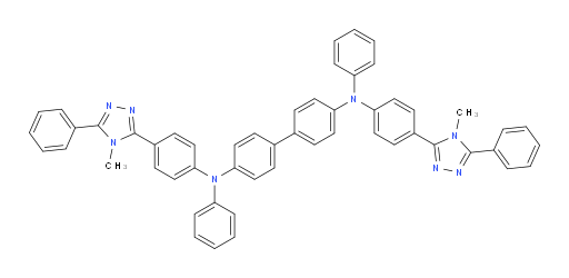 N4,N4'-bis(4-(4-methyl-5-phenyl-4H-1,2,4-triazol-3-yl)phenyl)-N4,N4'-diphenyl-[1,1'-biphenyl]-4,4'-diamine