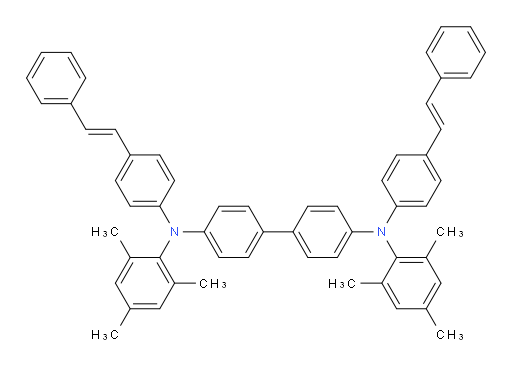 N4,N4'-dimesityl-N4,N4'-bis(4-((E)-styryl)phenyl)-[1,1'-biphenyl]-4,4'-diamine