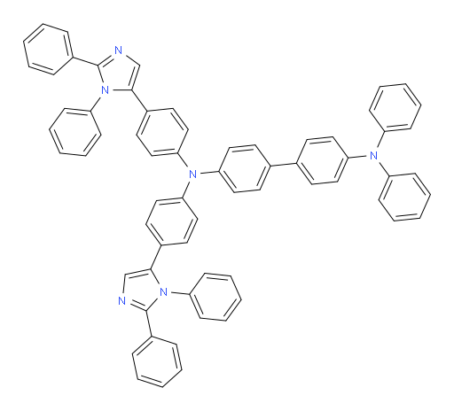 N4,N4-bis(4-(1,2-diphenyl-1H-imidazol-5-yl)phenyl)-N4',N4'-diphenyl-[1,1'-biphenyl]-4,4'-diamine