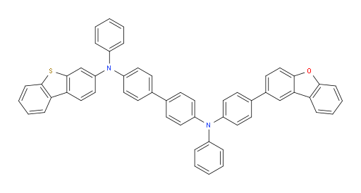 N4-(4-(dibenzo[b,d]furan-2-yl)phenyl)-N4'-(dibenzo[b,d]thiophen-3-yl)-N4,N4'-diphenyl-[1,1'-biphenyl]-4,4'-diamine