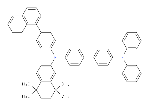 N4-(4-(naphthalen-1-yl)phenyl)-N4',N4'-diphenyl-N4-(5,5,8,8-tetramethyl-5,6,7,8-tetrahydronaphthalen-2-yl)-[1,1'-biphenyl]-4,4'-diamine