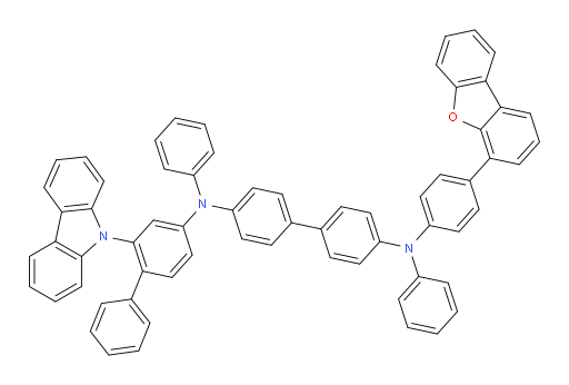 N4-(2-(9H-carbazol-9-yl)-[1,1'-biphenyl]-4-yl)-N4'-(4-(dibenzo[b,d]furan-4-yl)phenyl)-N4,N4'-diphenyl-[1,1'-biphenyl]-4,4'-diamine