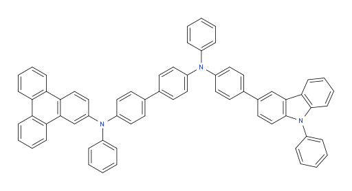 N4,N4'-diphenyl-N4-(4-(9-phenyl-9H-carbazol-3-yl)phenyl)-N4'-(triphenylen-2-yl)-[1,1'-biphenyl]-4,4'-diamine